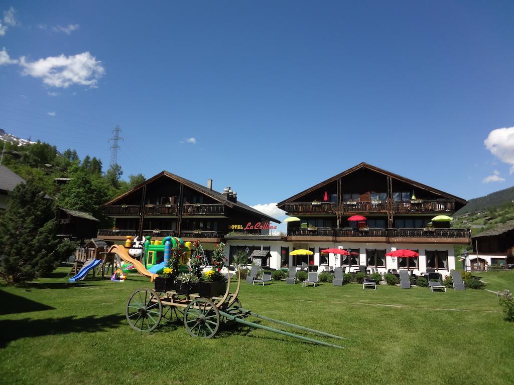 Hotel Landhaus La Collina Grächen Exterior foto